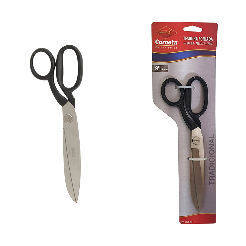 TESOURA FORJADA TAPECEIRO ALFAIATE CRINA 9"