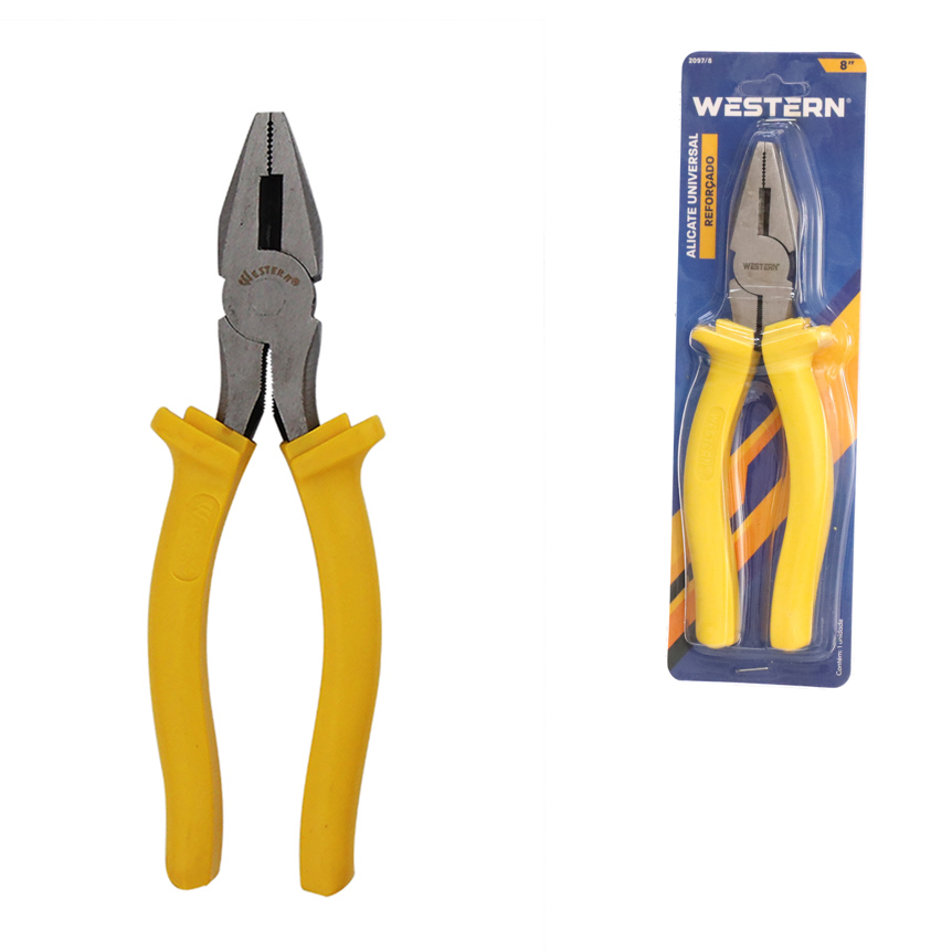 ALICATE UNIVERSAL AMARELO 8" 
