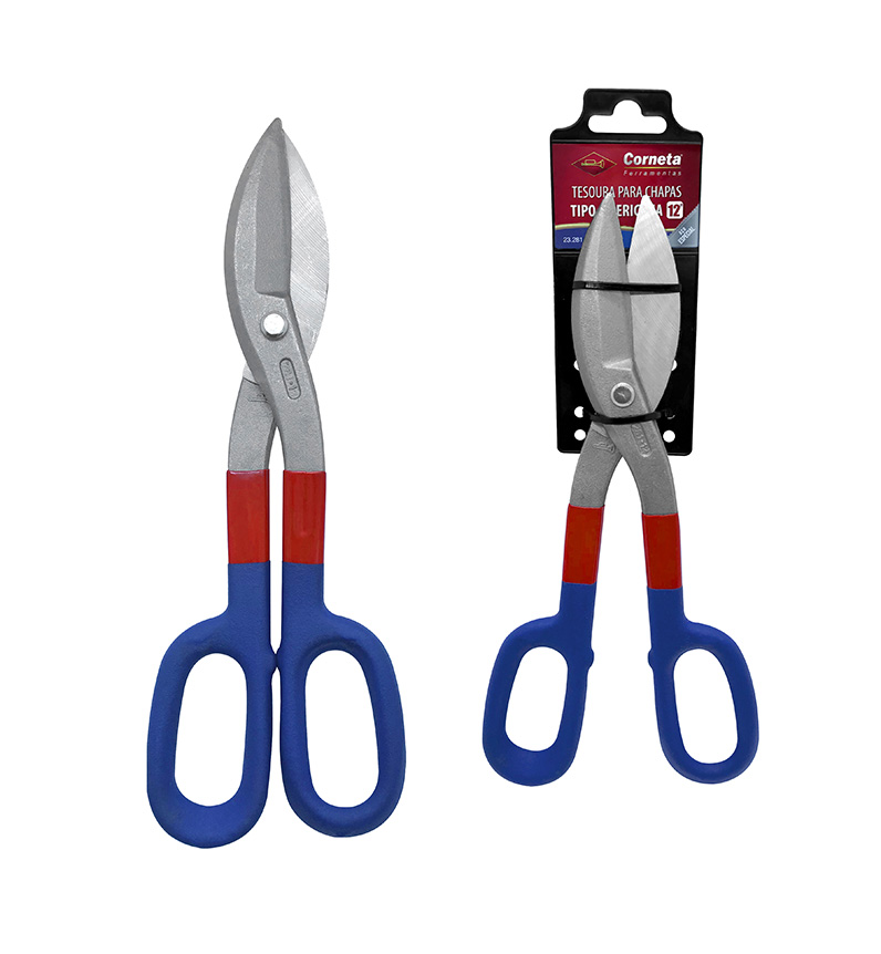 TESOURA PARA CHAPAS TIPO AMERICANA 12"