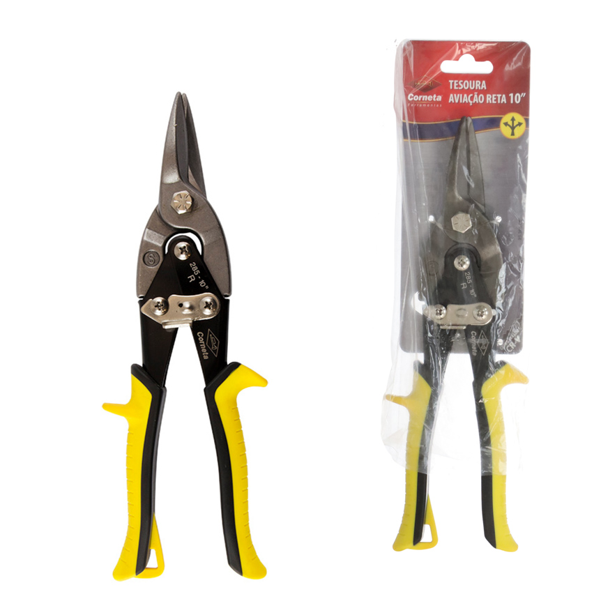 TESOURA  AVIACAO RETA 10"