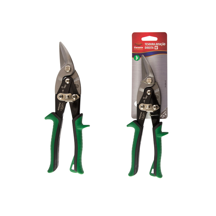 TESOURA AVIACAO DIREITA 10"