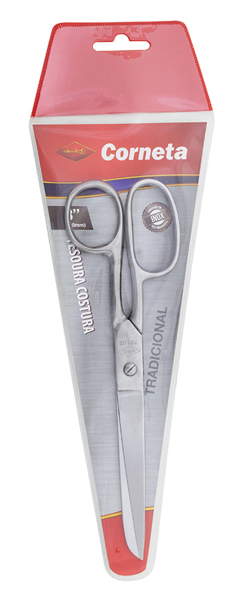 TESOURA TRADICIONAL PARA COSTURA 8"