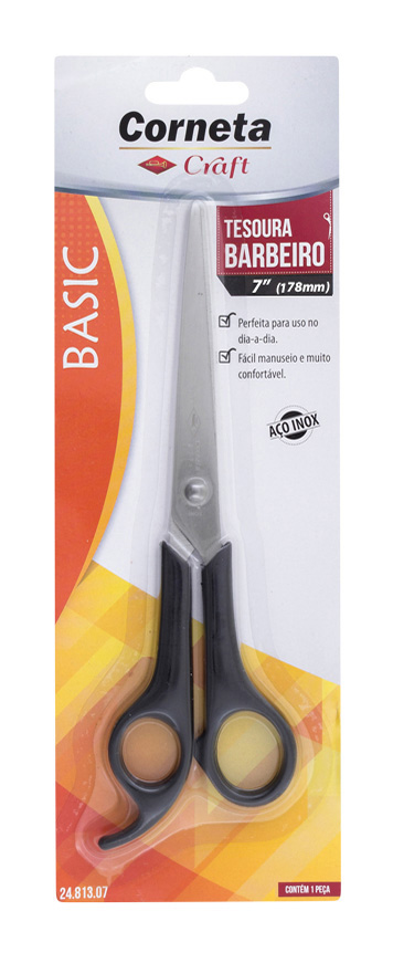 TESOURA BARBEIRO 7" BASIC