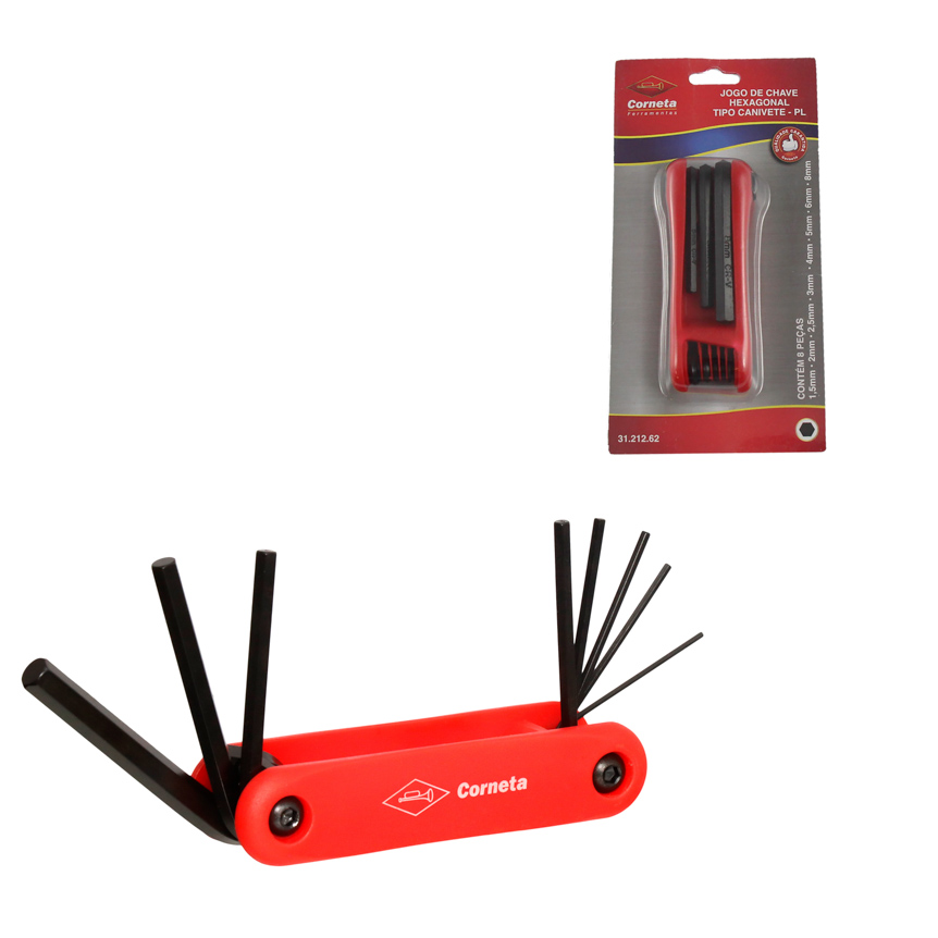 CHAVE ALLEN CANIV PL 1,5-8 8PC