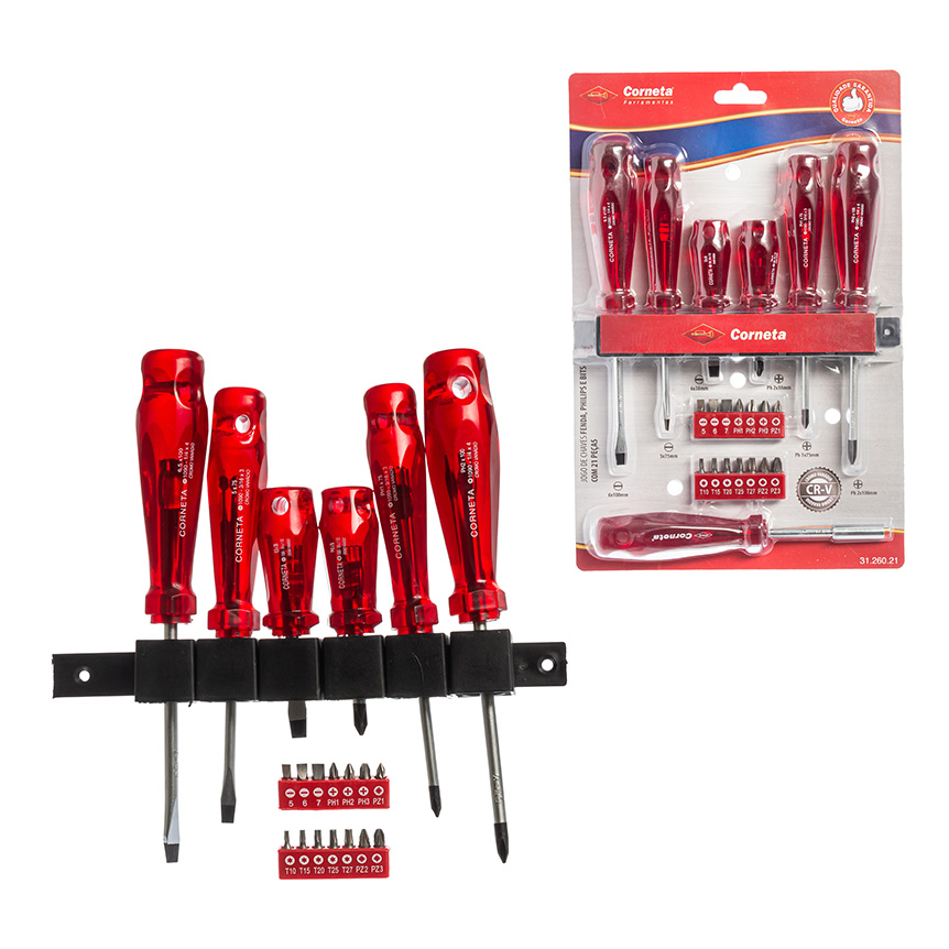 CHAVE FENDA PH BITS JG 21PCS