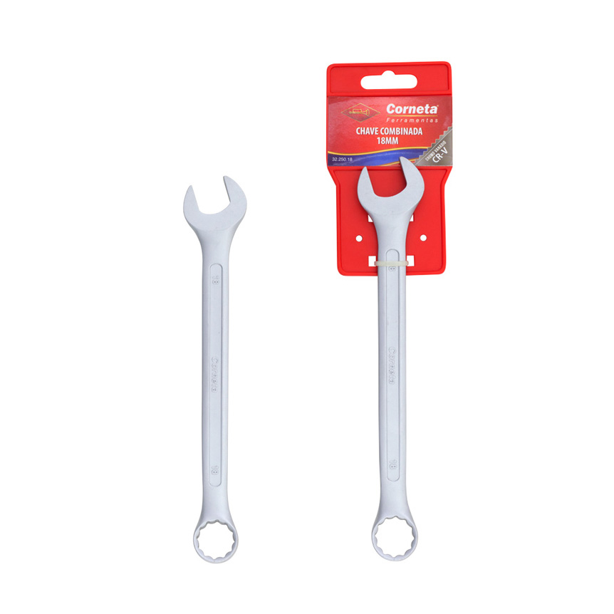 CHAVE COMB PLANA 18MM CORNETA
