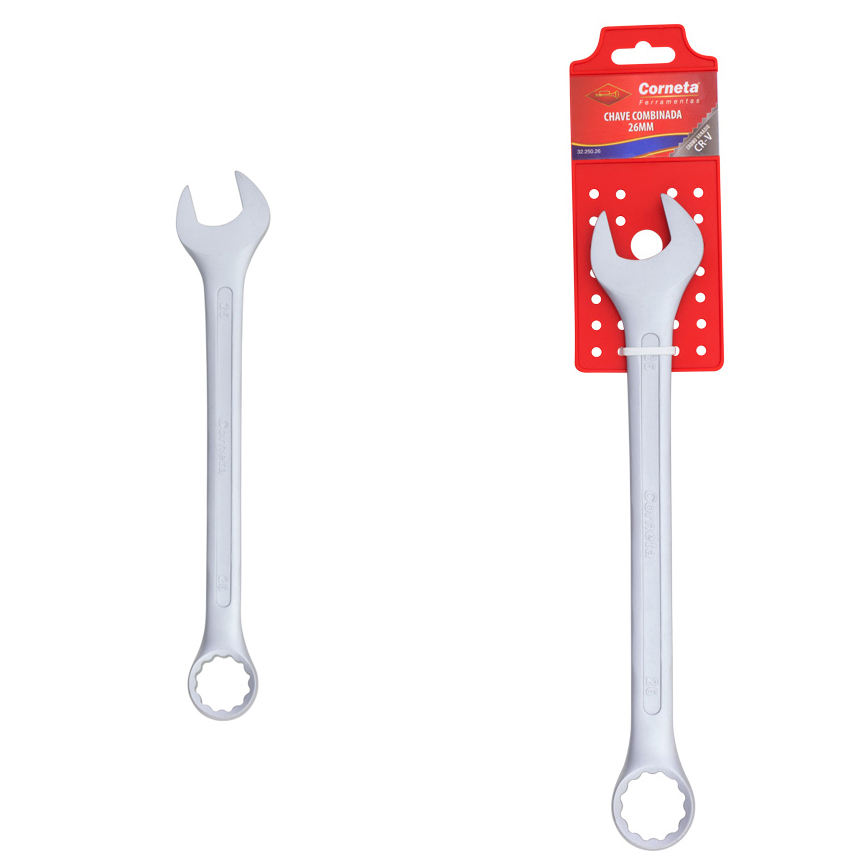 CHAVE COMB PLANA 26MM CORNETA