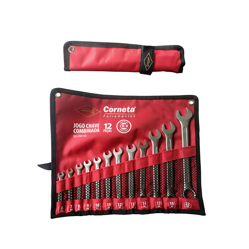 CHAVE COMBINADA PLANA JG12PC