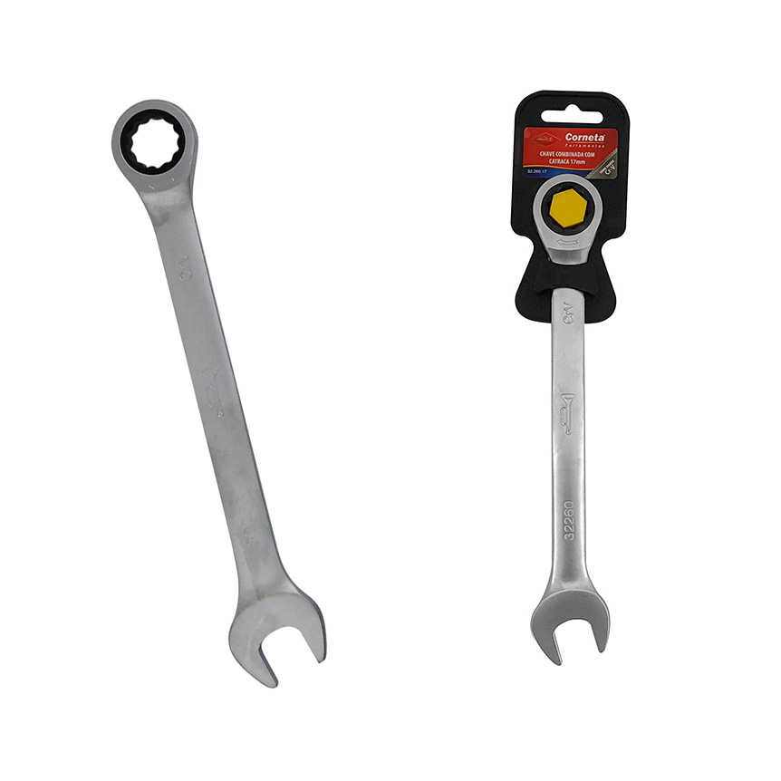 CHAVE COMBINADA COM CATRACA 17MM