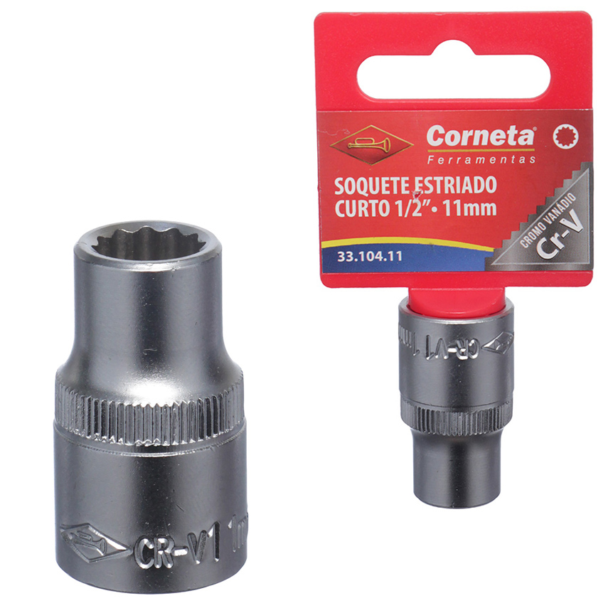 SOQUETE ESTRIADO CRT 1/2 11MM