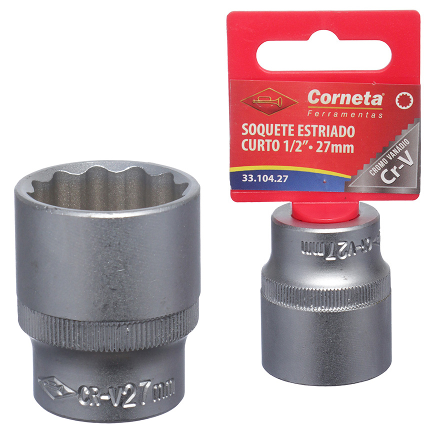 SOQUETE ESTRIADO CRT 1/2 27MM