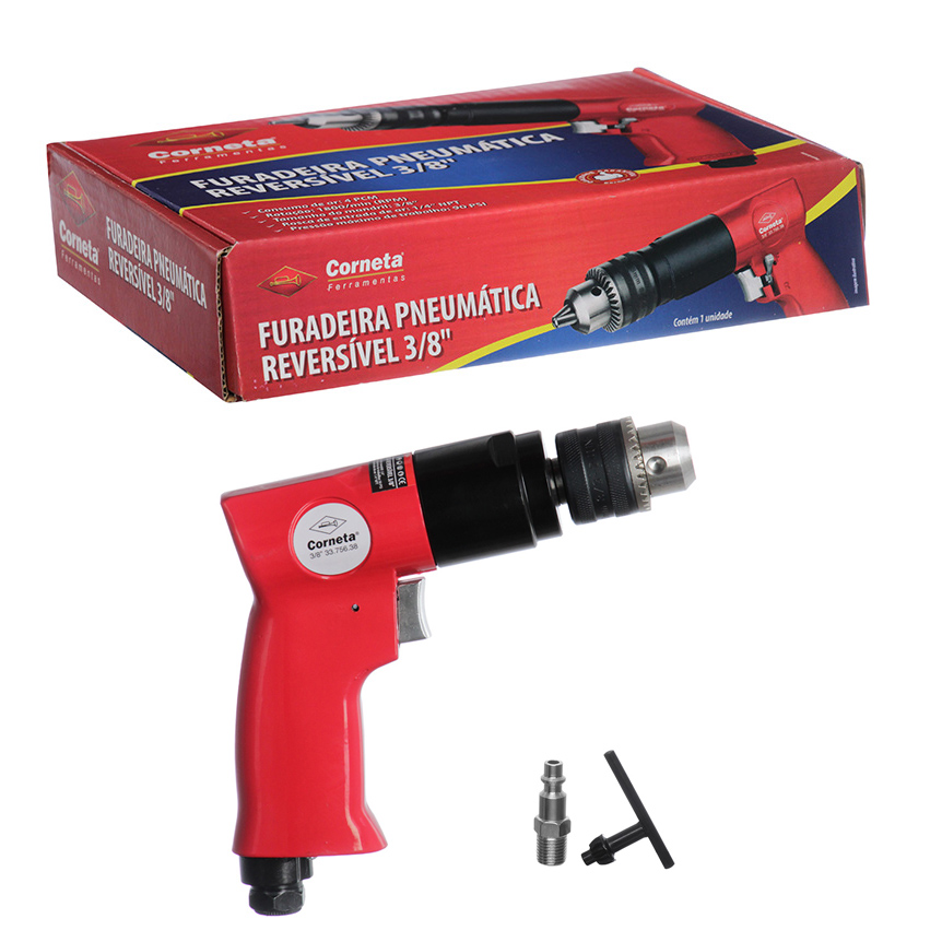 FURADEIRA PNEUMAT REVERS 3/8