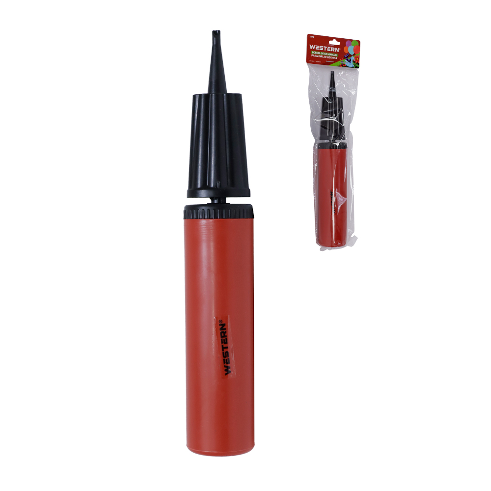 BOMBA DE AR MANUAL PARA INFLAR BEXIGA 29CM