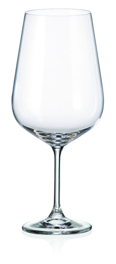 TACA PARA VINHO TINTO DE CRISTAL TORI 850ML 6 PECAS