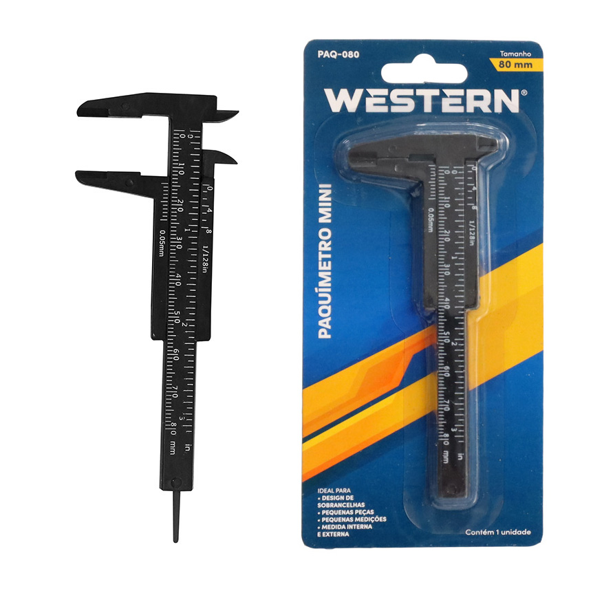 MINI PAQUIMETRO PLASTICO 80MM