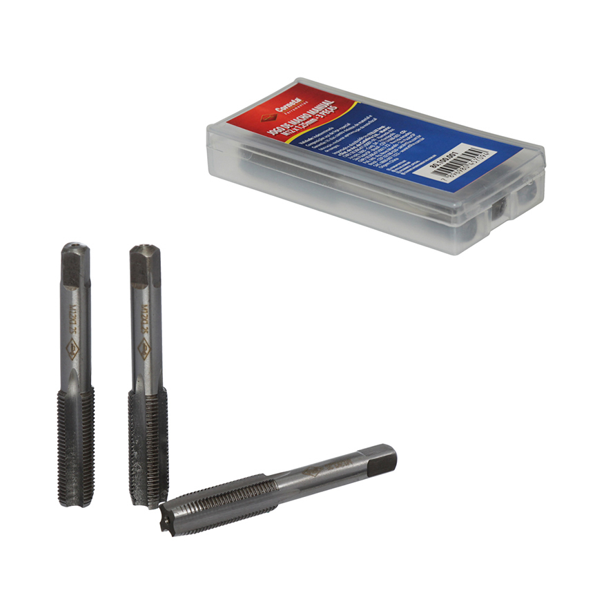 JOGO DE MACHO M12 X 1,25MM 3 PECAS