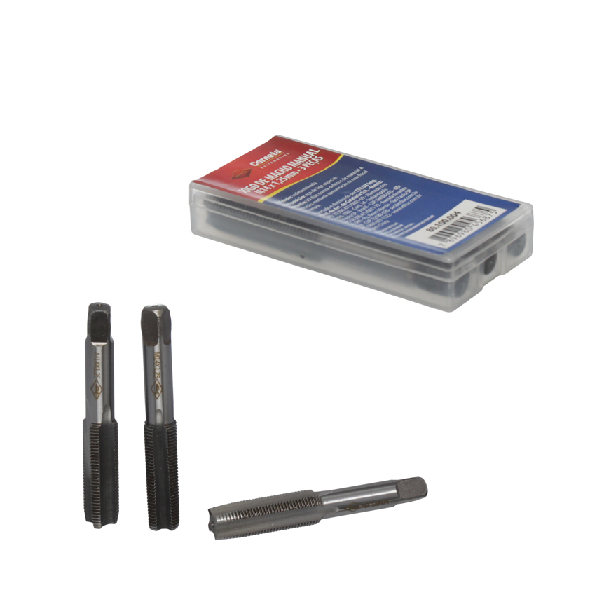 JOGO DE MACHO M14 X 1,25MM 3 PECAS