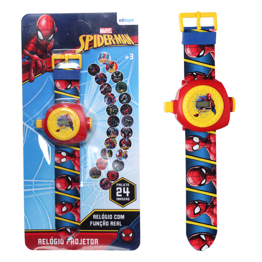 RELOGIO PROJETOR SPIDERMAN