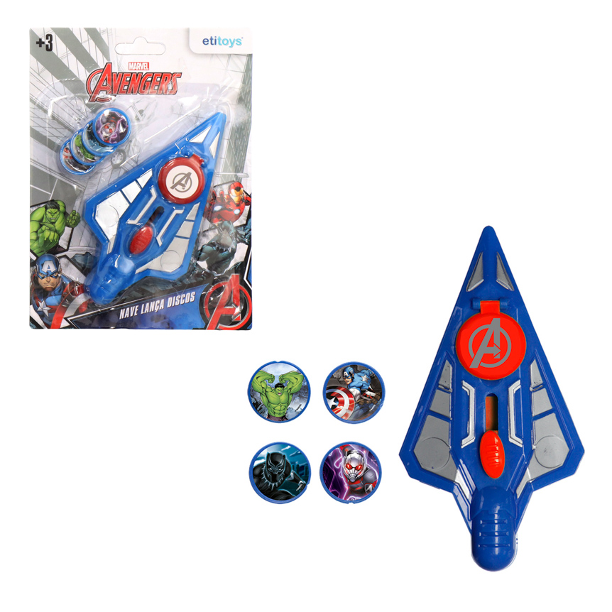 NAVE LANCA DISCOS AVENGERS