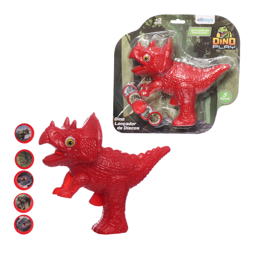 DINO LANCADOR DE DISCOS
