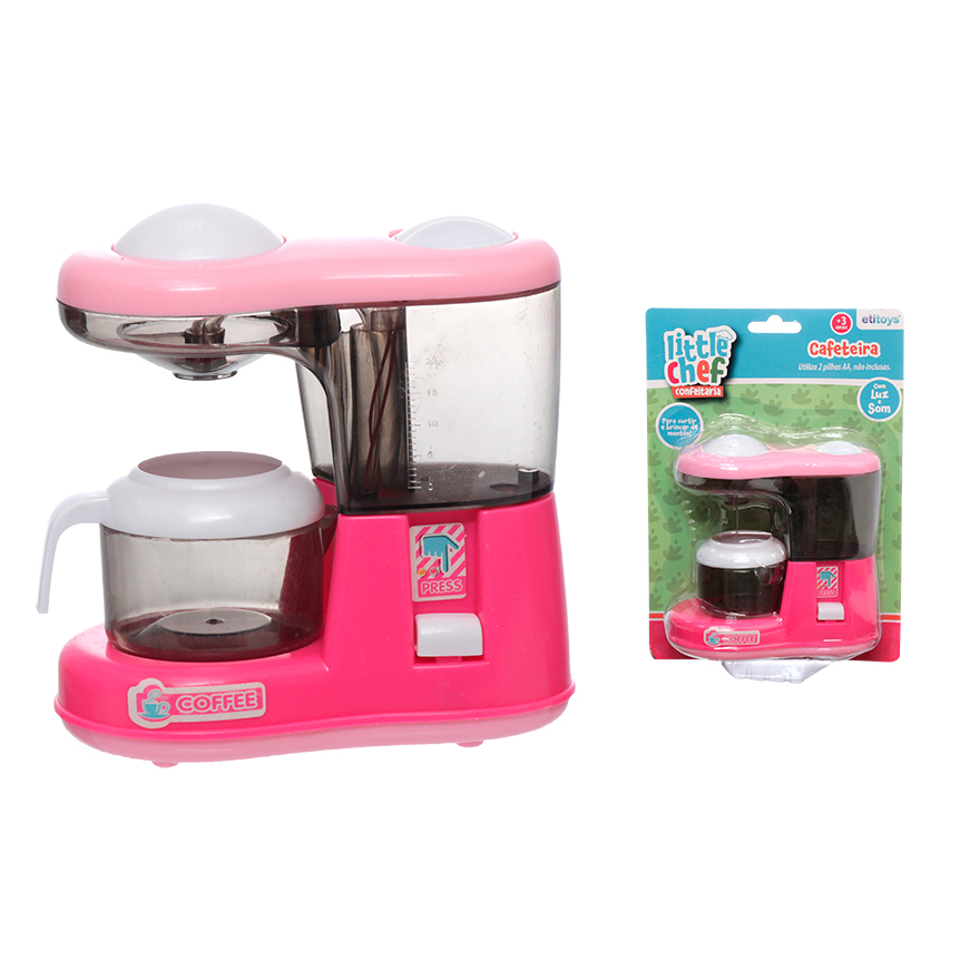 CAFETEIRA LITTLE CHEF COM LUZ 12,5CM