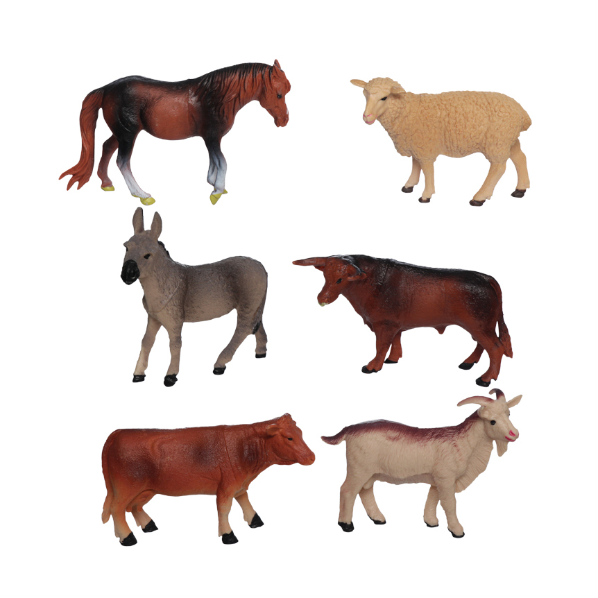 KIT ANIMAIS DA FAZENDA 2 PECAS