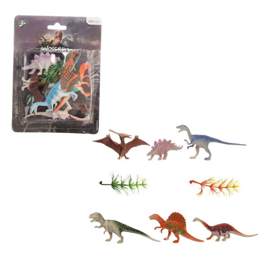 KIT DINOSSAUROS INCRIVEIS 8 PECAS