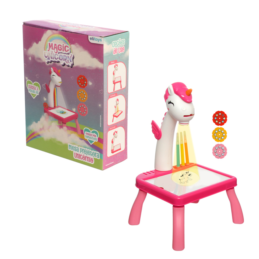MESA PROJETORA UNICORNIO COM 24 IMAGENS