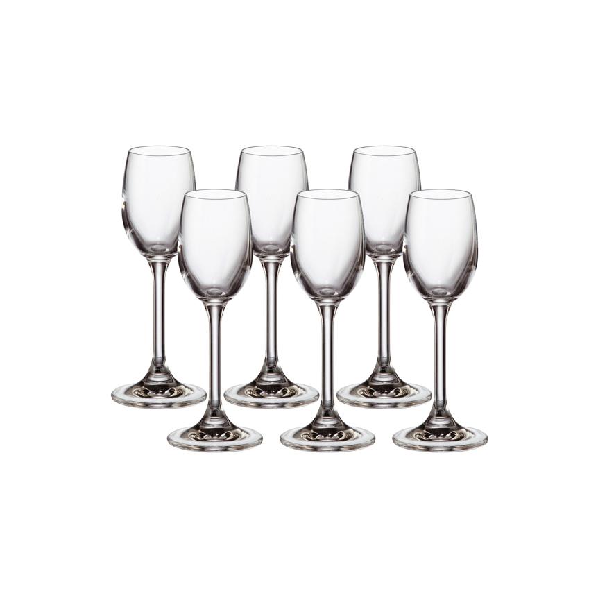 TACA PARA LICOR DE CRISTAL KLARA SYLVIA 65ML 6 PECAS
