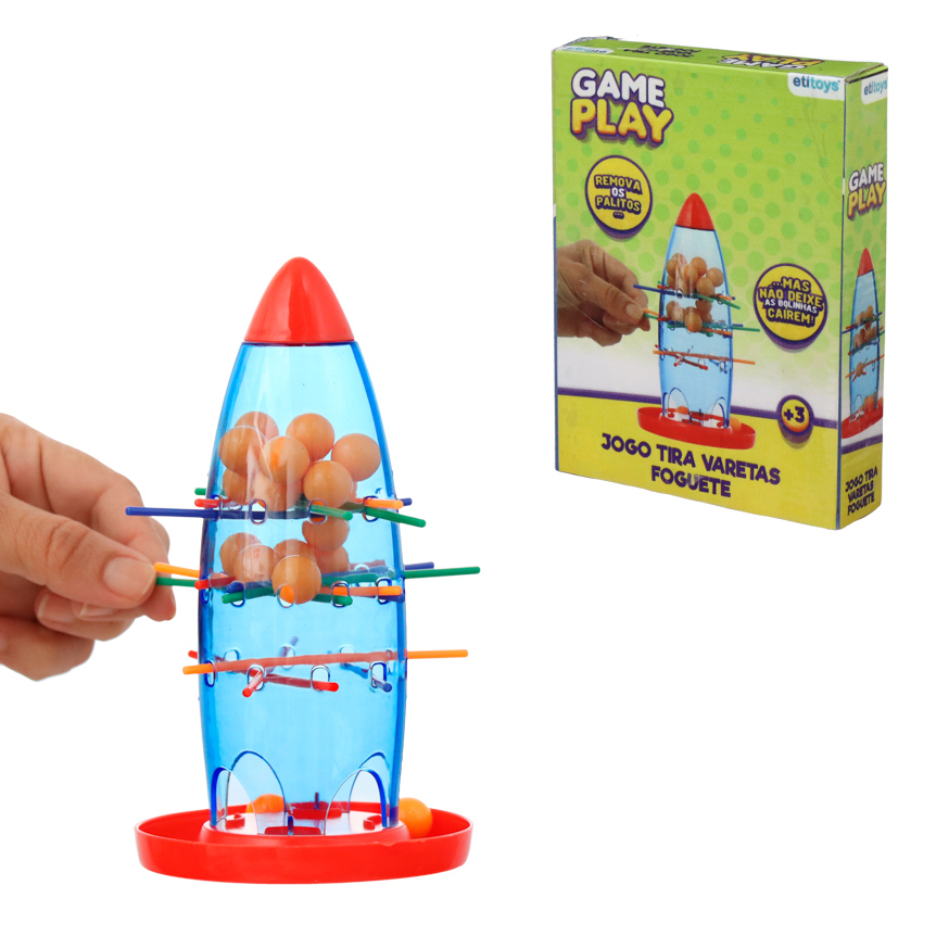 JOGO TIRA VARETAS FOGUETE