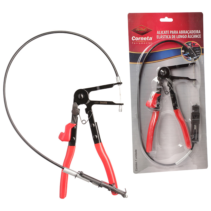 ALICATE PARA ABRACADEIRA ELASTICA DE LONGO ALCANCE - CORNETA.