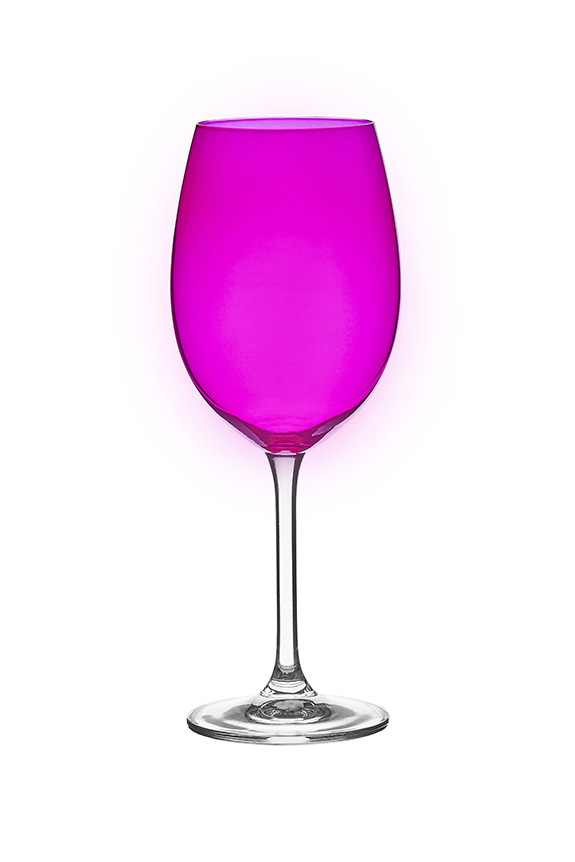 TACA PARA VINHO TINTO DE CRISTAL GASTRO LILAS 450ML 6 PECAS