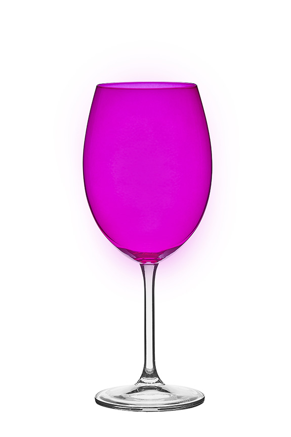 TACA PARA VINHO BORDEAUX DE CRISTAL GASTRO LILAS 580ML 6 PECAS