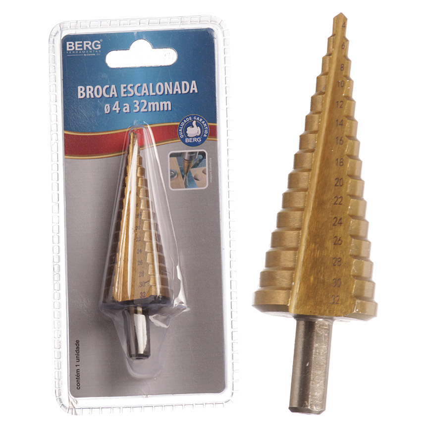 BROCA ESCALONADA BERG 4 A 32MM