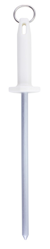 CHAIRA DE INOX COM CABO BRANCO PREMIUM 10"