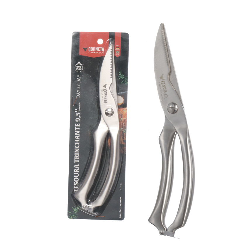 TESOURA PARA DESTRINCHAR ALIMENTOS DE INOX DAY BY DAY 9,5"