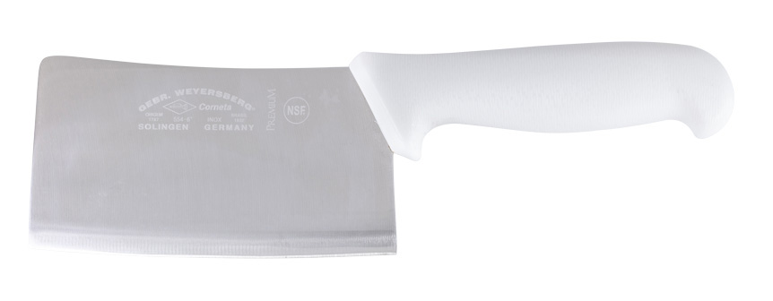 CUTELO DE INOX COM CABO BRANCO PREMIUM 6"