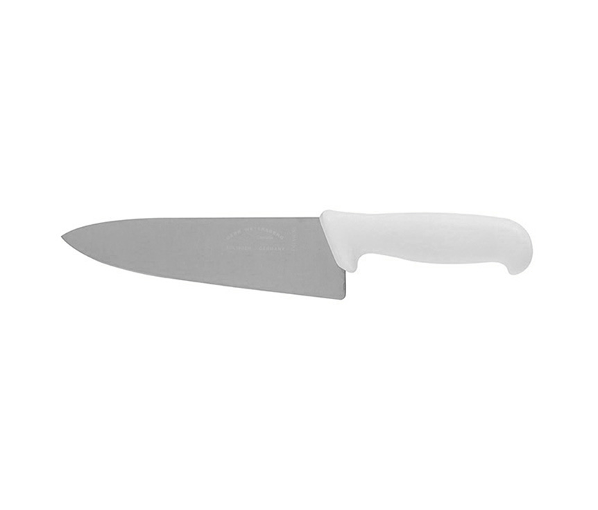 FACA PARA CARNE REFILE DE INOX COM CABO BRANCO PREMIUM 10"