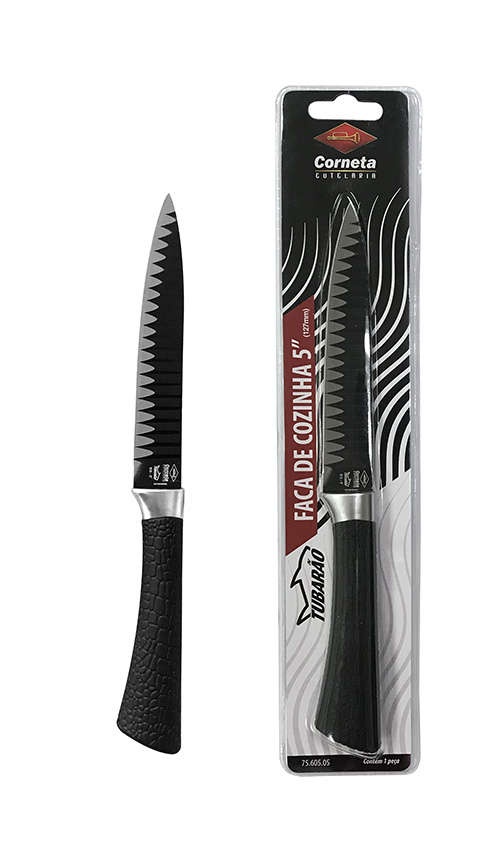 FACA DE COZINHA LINHA TUBARAO 5"