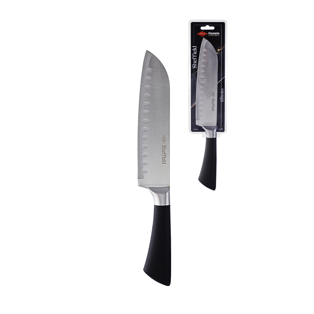 FACA SANTOKU SHEFFIELD 8" - CORNETA CUTELARIA