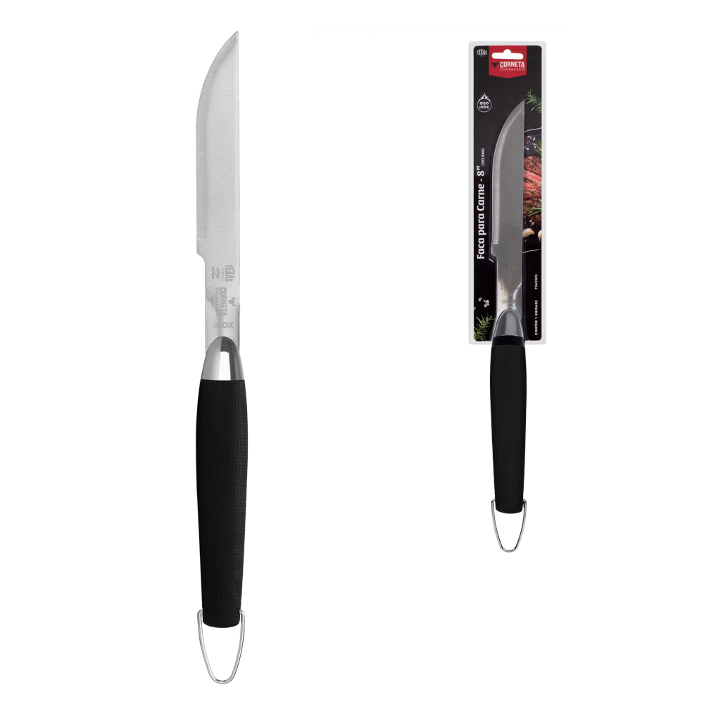 FACA PARA CHURRASCO TEXAS 8"