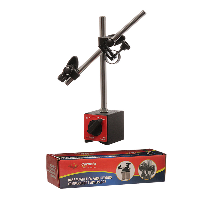 BASE MAGNETICA PARA RELOGIO COMPARADOR E APALPADOR