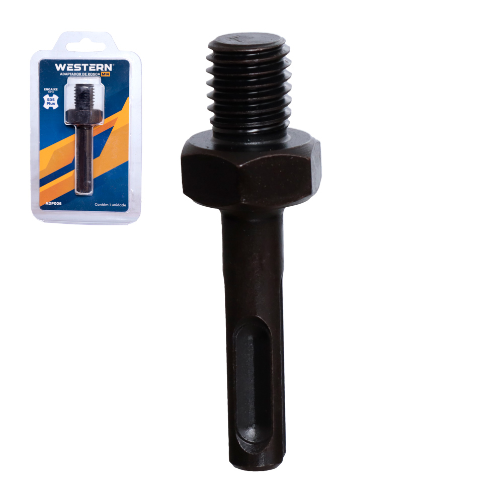 ADAPTADOR DE ROSCA M14 CONEXAO TIPO SDS PLUS