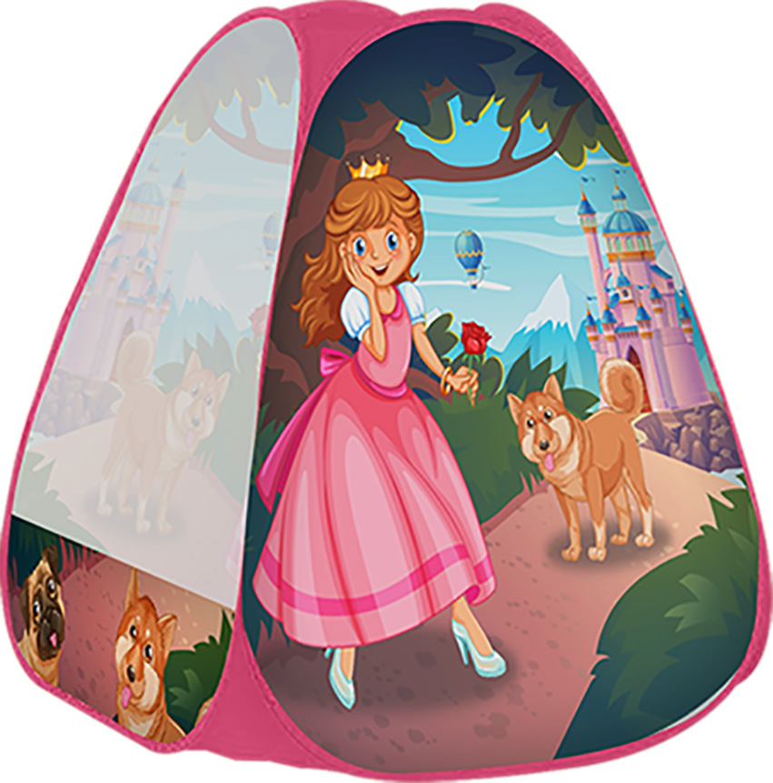 BARRACA INFANTIL TRIANGULAR PRINCESAS