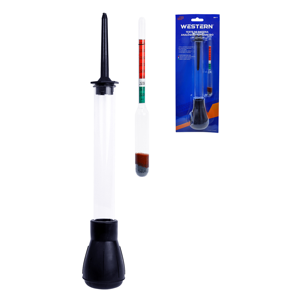 TESTE DE BATERIA ANALOGICO DESIMETRO
