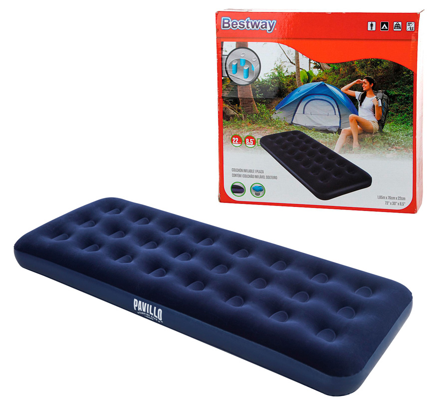 COLCHAO INFLAVEL SOLTEIRO 1,85M X 76CM