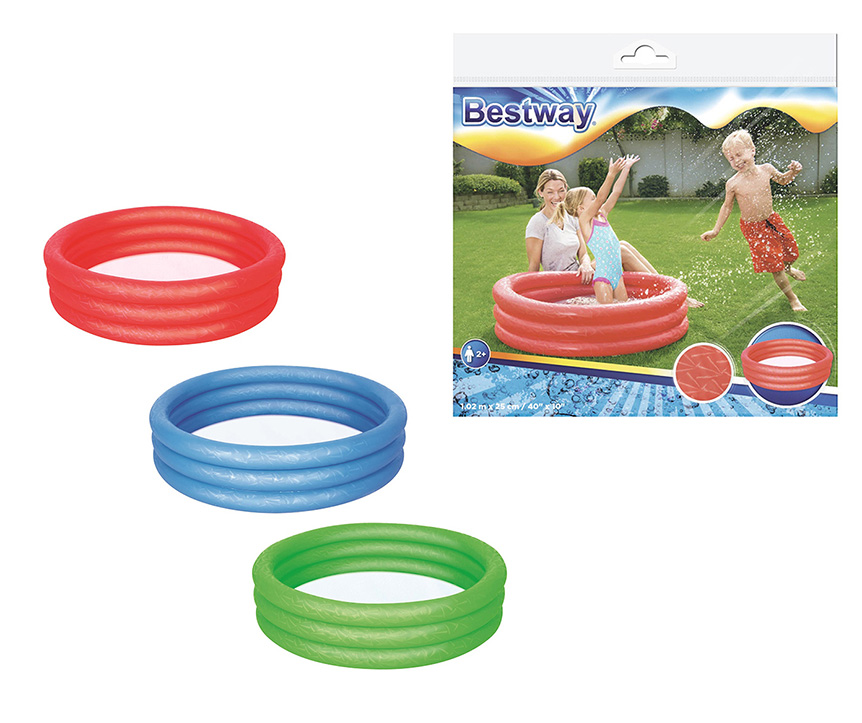 PISCINA INFLAVEL 3 ANEIS 101 LITROS
