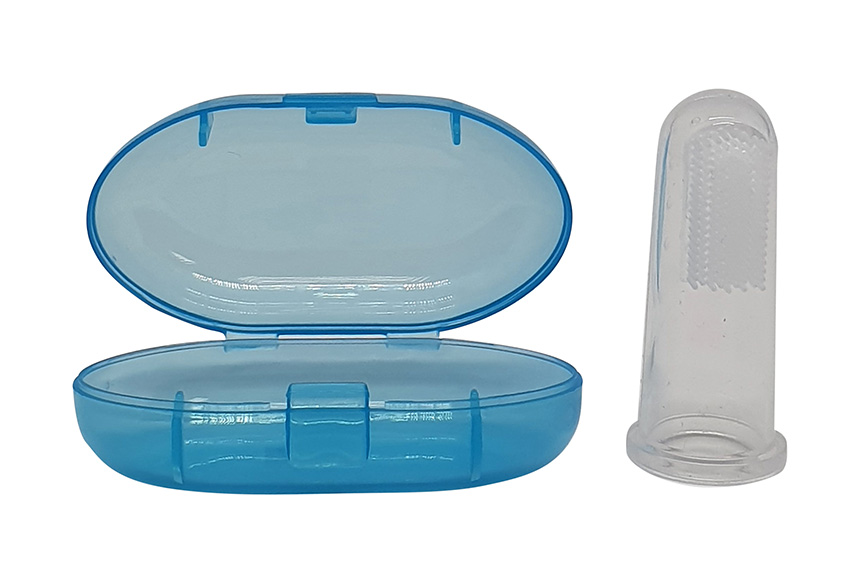 MASSAGEADOR DE GENGIVA COM ESTOJO AZUL