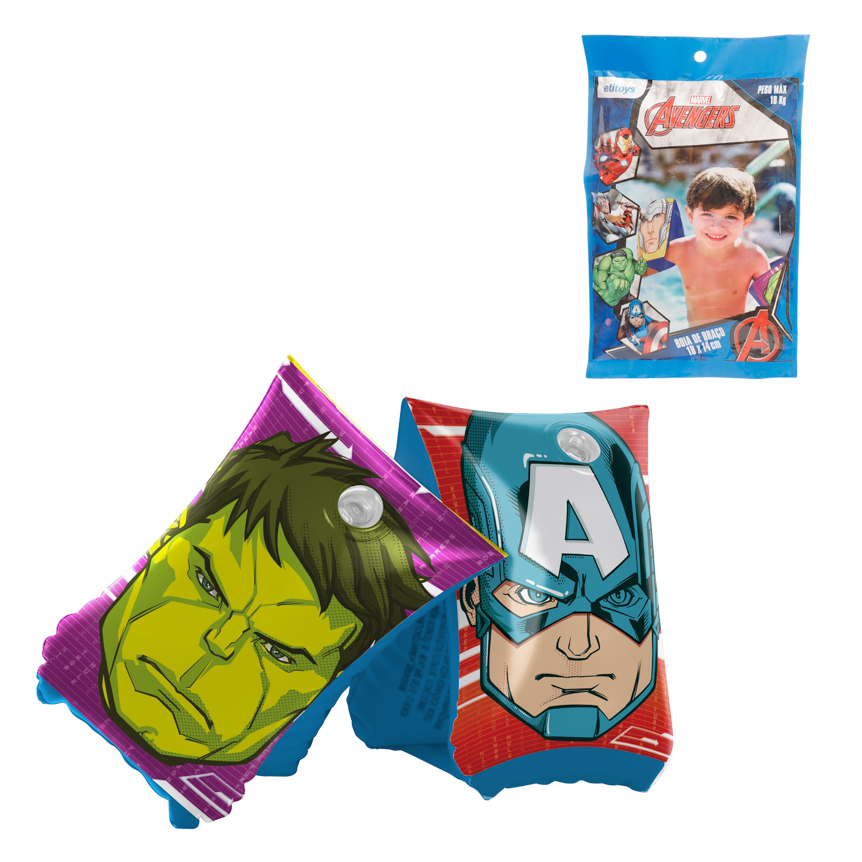 BOIA INFLAVEL PARA BRACO AVENGERS 18X14CM