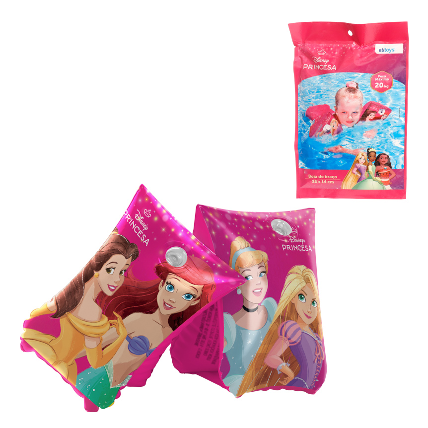 BOIA INFLAVEL PARA BRACO PRINCESAS 23X14CM